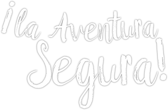 Logo aventura segura en Español